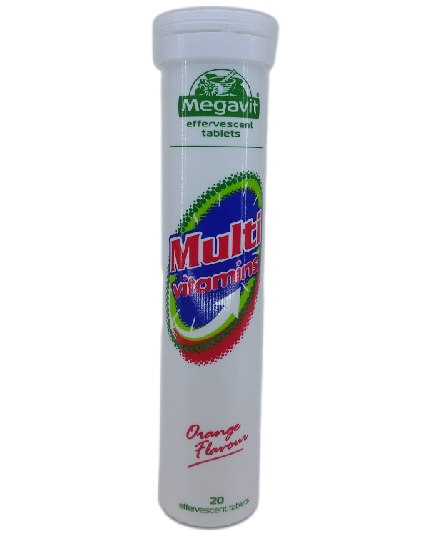 Megavit Multivitaminë Eferveshente per te te rritur (Portokoll)