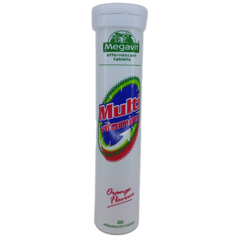 Megavit Multivitaminë Eferveshente per te te rritur (Portokoll)