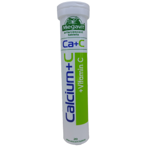 Megavit Vitaminë Eferveshente "Ca   C" (limon)