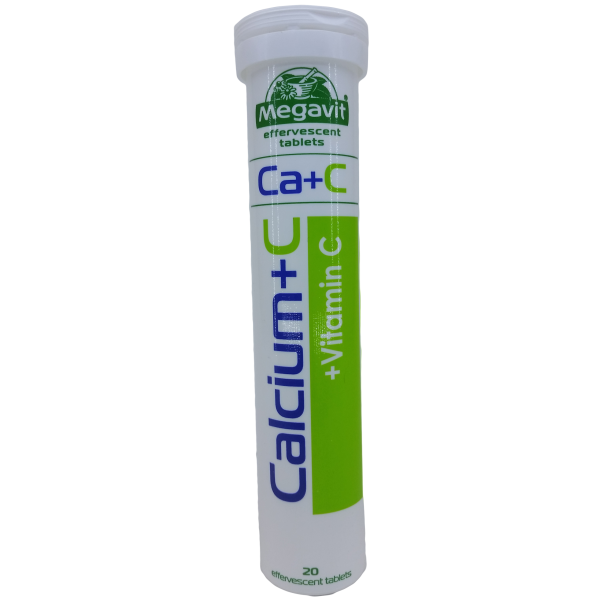 Megavit Vitaminë Eferveshente "Ca   C" (limon)