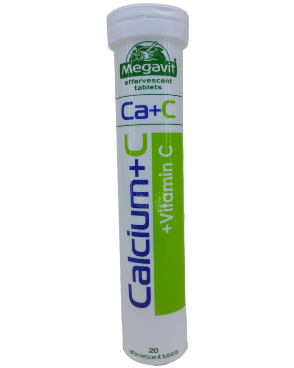 Megavit Vitaminë Eferveshente "Ca   C" (limon)