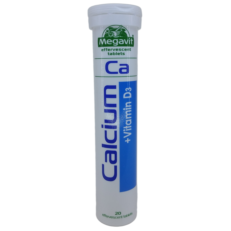 Megavit Vitaminë Eferveshente "Ca   D3" (portokall)