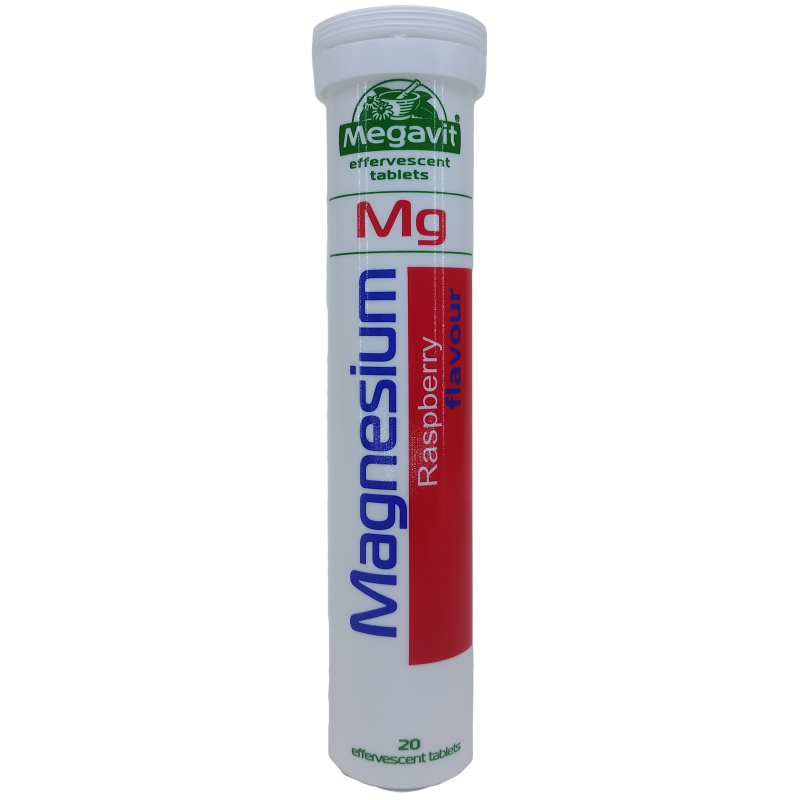 Megavit Vitaminë Eferveshente "Mg" (maneferre)  ME  DOZE , SHIJE DHE CILESI TE LARTE  GJERMANE