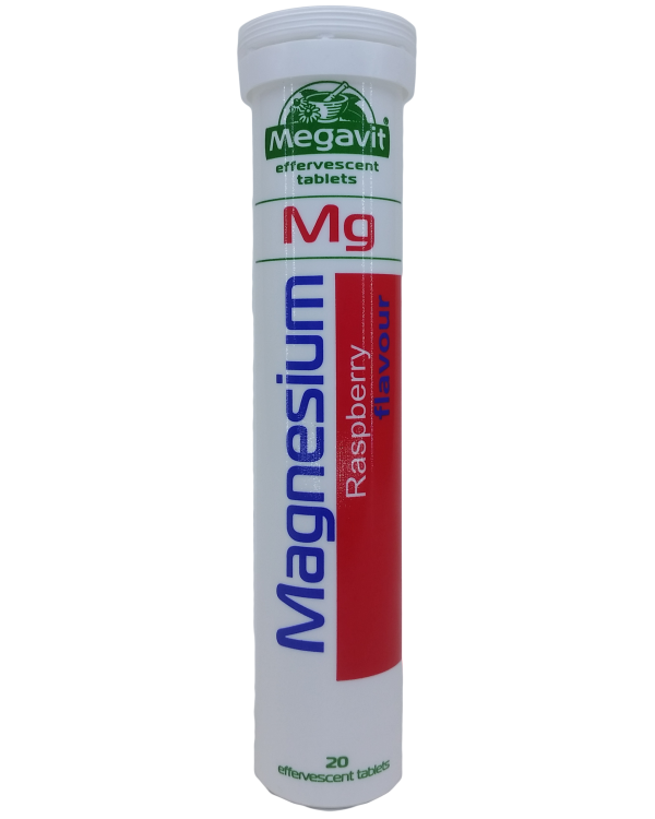 Megavit Vitaminë Eferveshente "Mg" (maneferre)  ME  DOZE , SHIJE DHE CILESI TE LARTE  GJERMANE