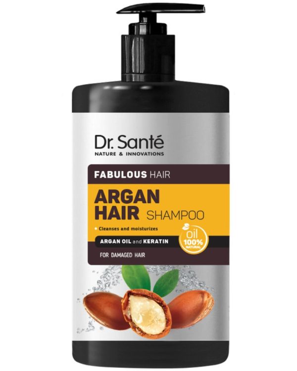 #SANTE02 Dr.Santes Shampo 1000 Ml Floku ARGAN
