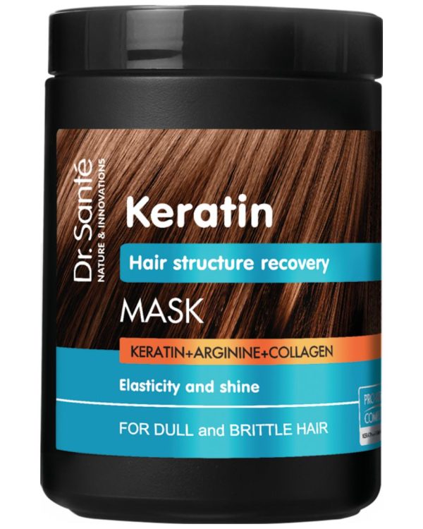 #SANTE11 Dr.Santes Maska 1000 Ml Floku KERATIN