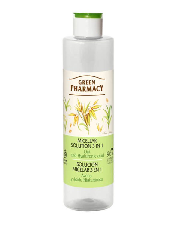 #GREEN29 Ujë micelar 3 në 1 me tërshërë dhe acid hialuronik 250ml