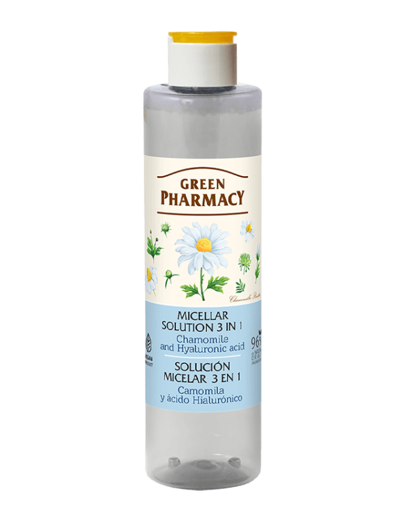 #GREEN28 Ujë micelar 3 në 1 me kamomil dhe acid hialuronik 250ml