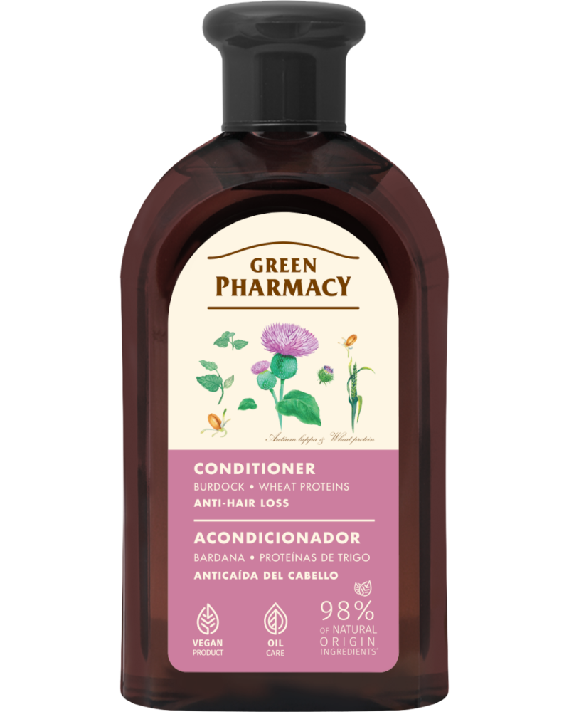 #GREEN2 Balsam me burdok dhe proteina gruri kundër rënies së flokëve 300ml