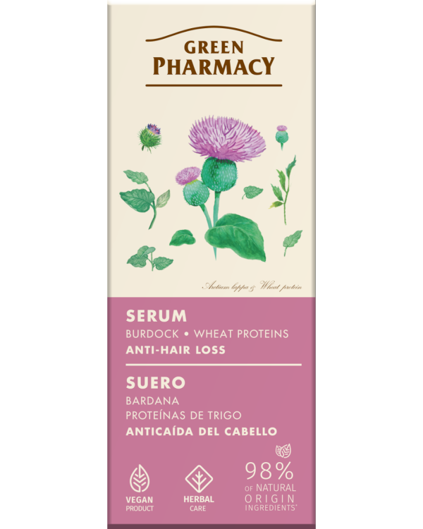 #GREEN4 Serum me burdok dhe proteina gruri kundër rënies së flokëve 100ml