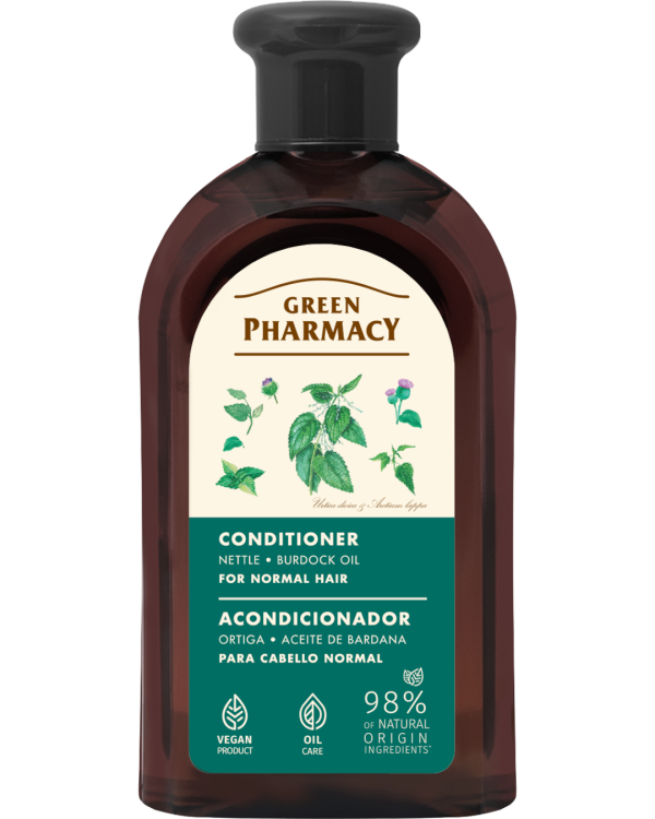 #GREEN8 Balsam me hithër dhe vaj burdoku për flokë normalë 300ml