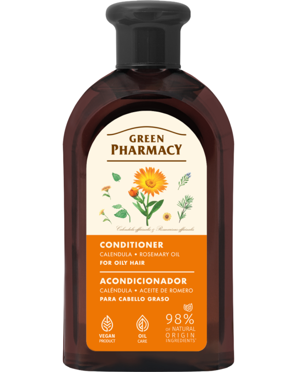 #GREEN24 Balsam me kalendula dhe vaj rozmarine për flokë të yndyrshëm 300ml