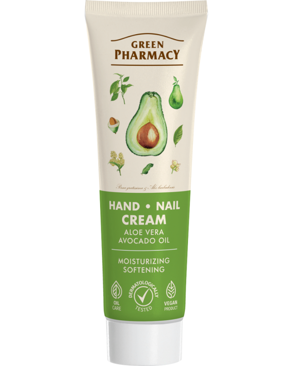 #GREEN40 Krem për duart dhe thonjtë me aloe vera dhe vaj avokado 100ml