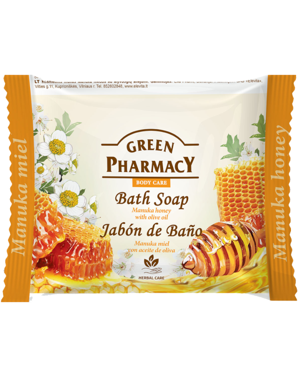 #GREEN 49 Sapun dushi me mjaltë manuka dhe vaj ulliri 100g