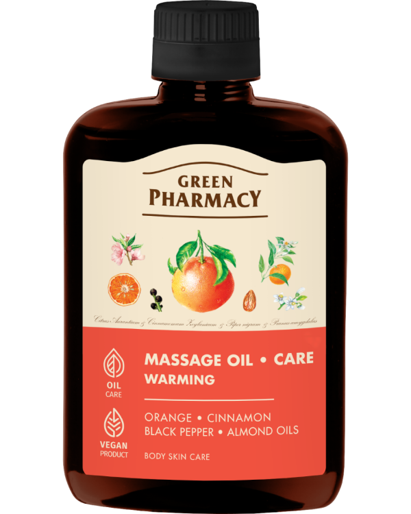 #GREEN57 Green Pharmacy Warming care and massage oil 200ml