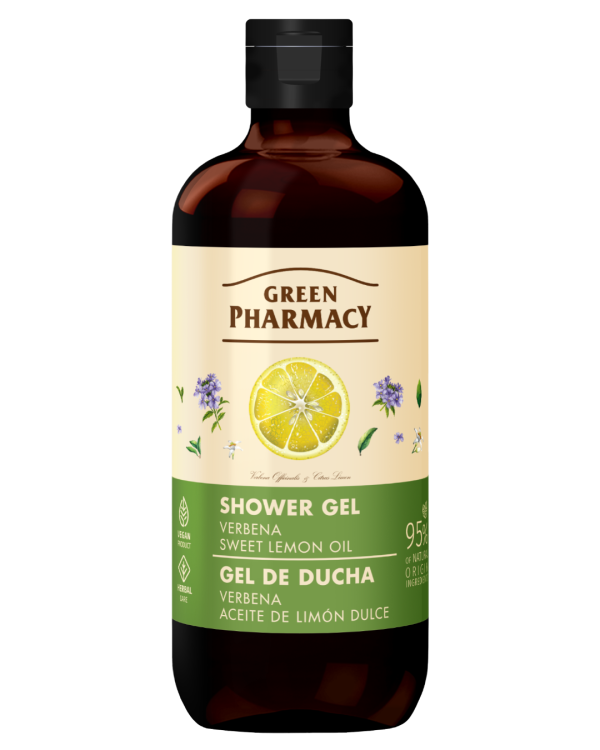 #GREEN63 Xhel dushi me verbena dhe vaj limoni i ëmbël 500ml