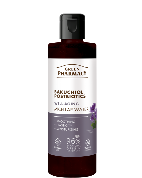 #GREEN70 WELL AGING - Ujë micellar për fytyrën, me Bakuchiol + Postbiotikë 200ml