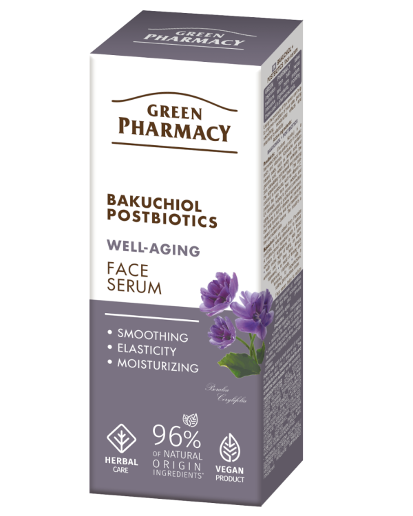 Alternative view of #GREEN72 WELL AGING - Serum për fytyrën, me Bakuchiol + Postbiotikë 30ml