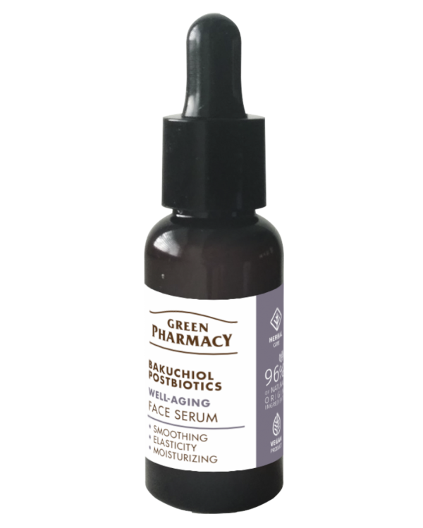 #GREEN72 WELL AGING - Serum për fytyrën, me Bakuchiol + Postbiotikë 30ml