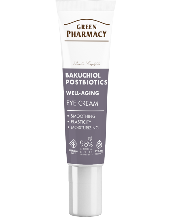 #GREEN73 WELL AGING - Krem për sytë për fytyrën, me Bakuchiol + Postbiotikë 15ml