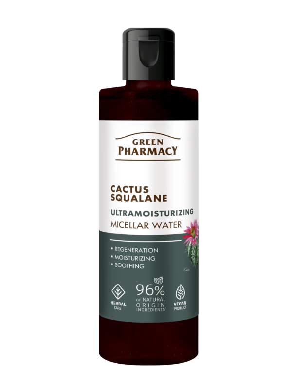 #GREEN76 ULTRAMOISTURIZING - Ujë micellar për fytyrën, me Kaktus + squalane 200ml