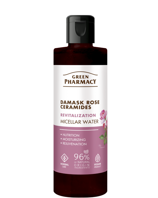 #GREEN82 REVITALIZATION - Ujë micellar për fytyrën, me Trëndafil Damask + Ceramide 200ml