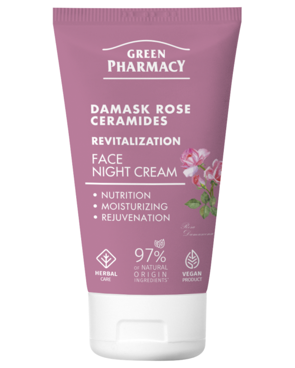 #GREEN87 REVITALIZATION - Krem nate për fytyrën, me Trëndafil Damask + Ceramide 50ml